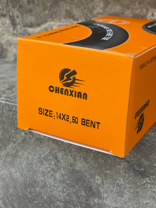 تیوپ اسکوتر برقی سایز 14x2.50 برند CHENXIAN والف کج