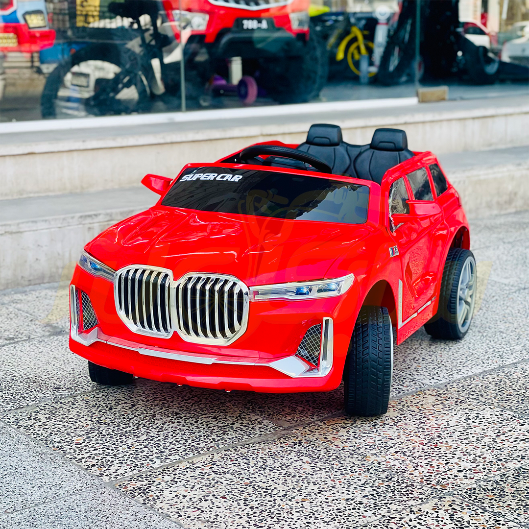 ماشین شارژی BMW جفت موتوره لاستیک گوشتی| مناسب ۱۰ ماه تا 5 سال